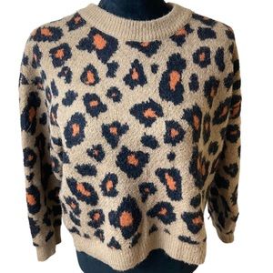Aster The Label Animal Print Sweater
